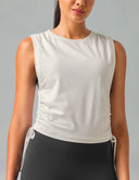 Sorona Adjustable Drawstring Cover-Up Tank Top