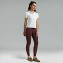 Dreamlux High Waisted No Front Seam 28" Full Length Workout Leggings w/ Pockets