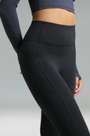 Dreamlux High Waisted No Front Seam 28" Full Length Workout Leggings w/ Pockets
