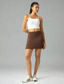 Dreamlux High Waisted Seamless Work Skirt w/ Built-in Shorts & Pockets