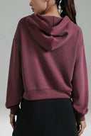 Velvra Modal Cropped Pullover Hoodie