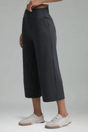 Dreamlux Mid Waisted Cropped Wide Leg Pant