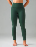 Dreamlux High Waisted No Front Seam 25" Yoga Legging w/ Contrast Trim