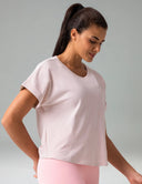 Sorona Batwing Sleeve Twist-Back Relaxed Fit Top