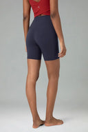Essential High Waisted No-Roll 6" Sports Shorts w/ Pockets