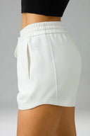 Shorts lounge de modal con cordón y bolsillos