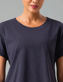 Sorona Batwing Sleeve Twist-Back Relaxed Fit Top