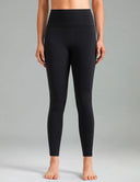 Dreamlux High Waisted No Front Seam 25" Yoga Legging w/ Contrast Trim