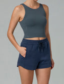 Lounge-Shorts aus Modal mit Kordelzug und Taschen