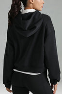 Velvra Modal Cropped Pullover Hoodie