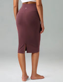 Dreamlux High-Rise Slim-Fit Midi Work Skirt