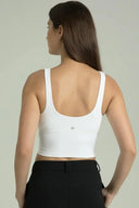 Camiseta sin mangas corta con cuello en V acanalado Dreamlux 