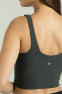 Camiseta sin mangas corta con cuello en V acanalado Dreamlux 