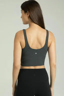 Camiseta sin mangas corta con cuello en V acanalado Dreamlux 