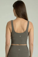 Camiseta sin mangas corta con cuello en V acanalado Dreamlux 