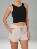Lounge-Shorts aus Modal mit Kordelzug und Taschen