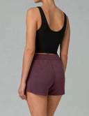 Shorts lounge de modal con cordón y bolsillos