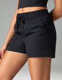 Essential Mid-Rise Casual Shorts w/ Adjustable Waistband 3.5"