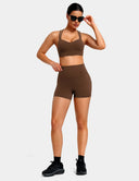 Sculptiva Butt Scrunch No Front Seam 4'' Sports Short