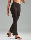 Dreamlux High Waisted No Front Seam Flare Leggings w/Pockets 27.5"
