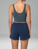 Lounge-Shorts aus Modal mit Kordelzug und Taschen