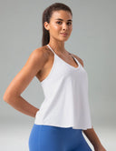 Sorona Open Back Sleeveless Workout & Yoga Tank Top