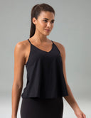 Sorona Open Back Sleeveless Workout & Yoga Tank Top