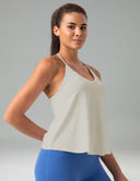Sorona Open Back Sleeveless Workout & Yoga Tank Top