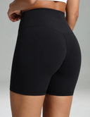 Dreamlux High Waisted No Front Seam 6" Workout Short