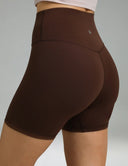 Dreamlux High Waisted No Front Seam 6" Workout Short