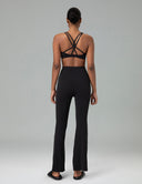 Leggings acampanados cruzados Dreamlux de 29,5"