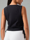 Sorona Adjustable Drawstring Cover-Up Tank Top