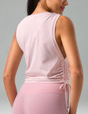 Sorona Adjustable Drawstring Cover-Up Tank Top