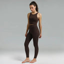 Dreamlux High Waisted No Front Seam 28" Full Length Workout Leggings w/ Pockets