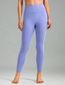 Dreamlux High Waisted No Front Seam 25" Yoga Legging w/ Contrast Trim