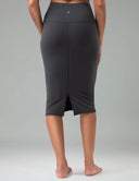 Dreamlux High-Rise Slim-Fit Midi Work Skirt