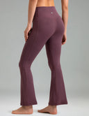 Dreamlux High Waisted No Front Seam Flare Leggings w/Pockets 27.5"