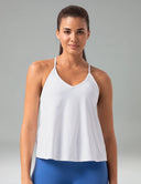 Sorona Open Back Sleeveless Workout & Yoga Tank Top