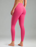 Dreamlux High Waisted No Front Seam 25" Yoga Legging w/ Contrast Trim