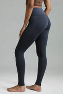 Dreamlux High Waisted No Front Seam 28" Full Length Workout Leggings w/ Pockets