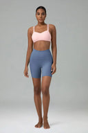 Essential High Waisted No-Roll 6" Sports Shorts w/ Pockets