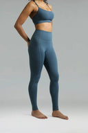 Dreamlux High Waisted No Front Seam 28" Full Length Workout Leggings w/ Pockets