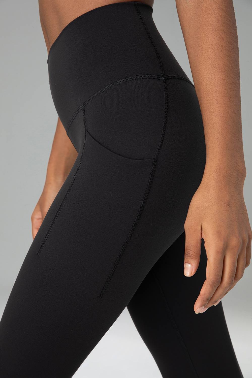 Exercise leggings with side pockets on sale