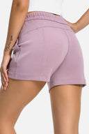Shorts lounge de modal de 4" con bolsillos