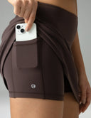 Dreamlux High Waisted Seamless Work Skirt w/ Built-in Shorts & Pockets