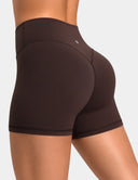 Sculptiva Butt Scrunch No Front Seam 4'' Sports Short