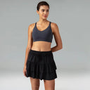 Dreamlux V-Neck Strappy Back Workout Bra – Light Support