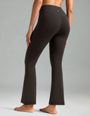 Dreamlux High Waisted No Front Seam Flare Leggings w/Pockets 27.5"