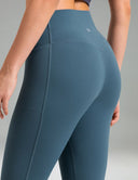 Dreamlux High Waisted No Front Seam Flare Leggings w/Pockets 27.5"
