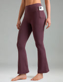 Dreamlux High Waisted No Front Seam Flare Leggings w/Pockets 27.5"